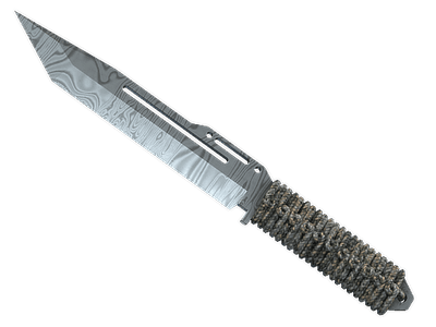 Паракорд-нож - Дамасская сталь - 144x108