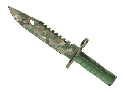 Штык-нож M9 - Пиксельный камуфляж «Лес» - 144x108