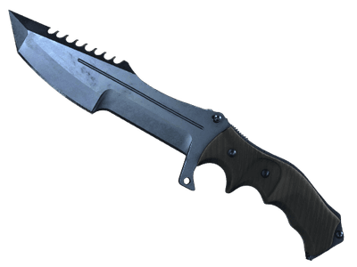Охотничий нож - Вороненая сталь - 144x108
