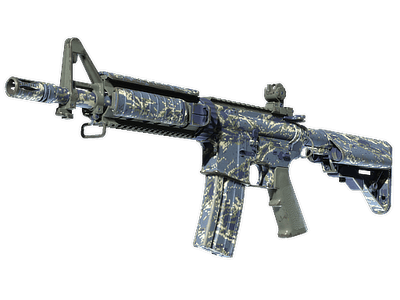 M4A4 - Рваный морской камуфляж - 144x108