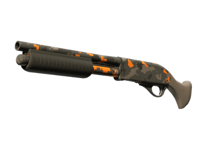 Обрез - Пиксельный камуфляж «Ржавчина» - 144x108