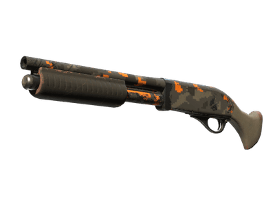 Обрез - Пиксельный камуфляж «Ржавчина» - 144x108